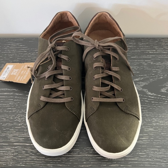 Men’s US Size 9.5 Olukai Brown/Olive Canvas Textile Sneakers *NEW* w/TAG - Picture 3 of 8
